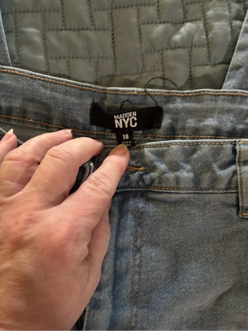 Women’s Light Blue Boot Cut Jeans - Picture 3 of 3